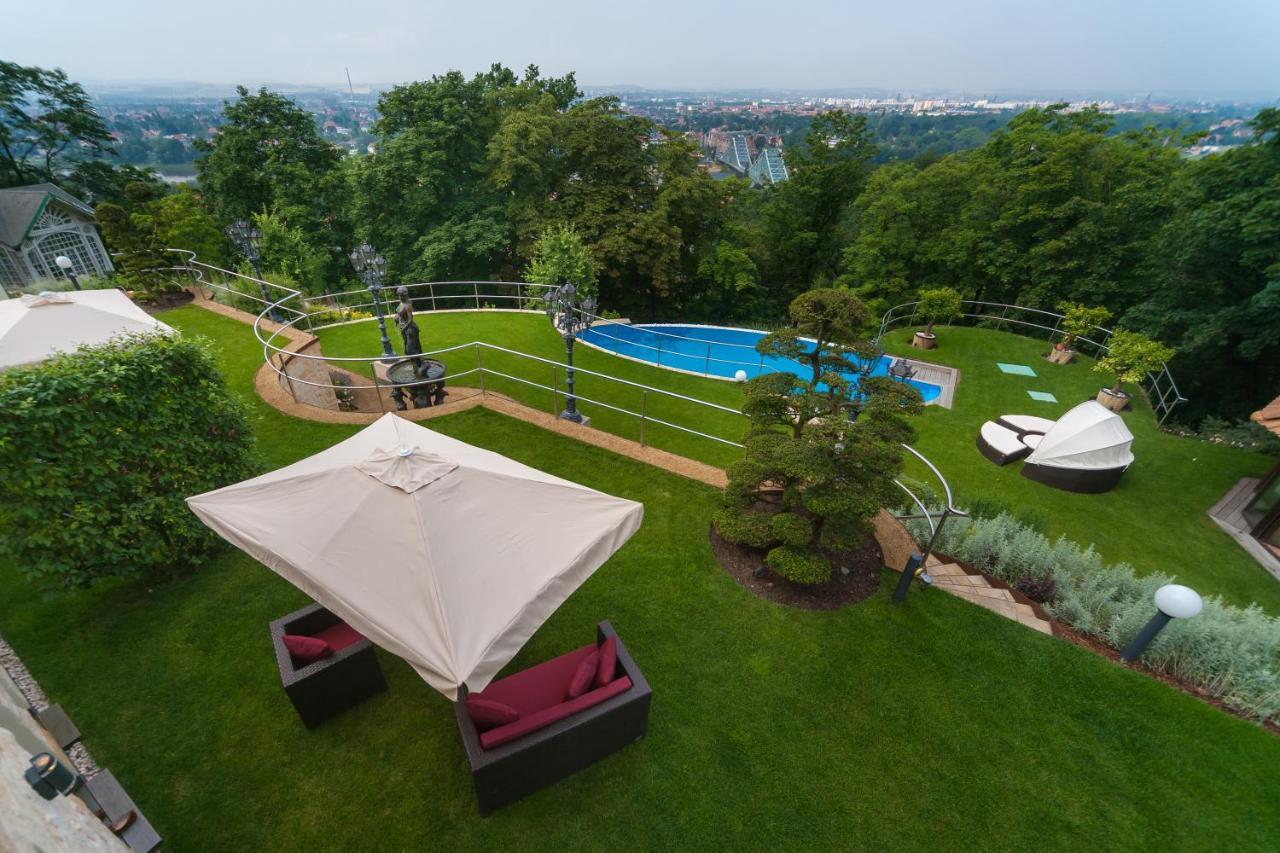 Villa Via Lapis - Panoramablick Ueber Dresden - Garten - Pool - Sauna - Luxus Exteriör bild